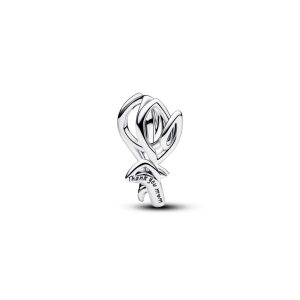 Charm tulipán en plata