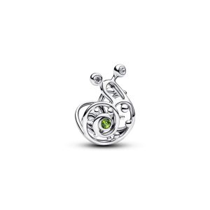 Charm Colgante de caracol de plata