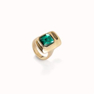 Anillo bañado en oro 18k