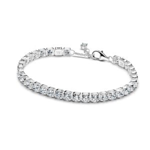 Pulsera de tenis de plata