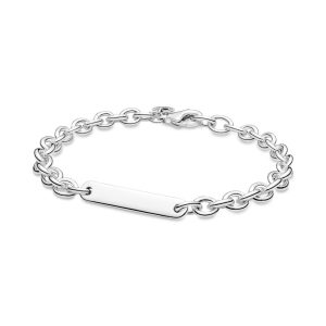 Pulsera de eslabones de plata