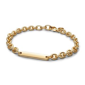 Pulsera de eslabones chapada