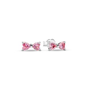 Pendientes de botón de plata