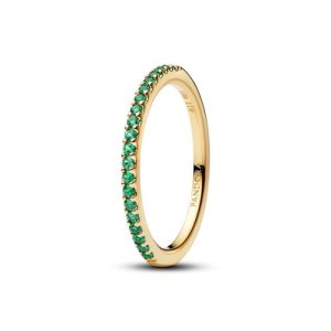 Anillo chapado en oro de 14 qu