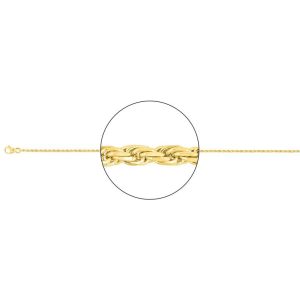 Cadena oro 750 Cordón Saslomón