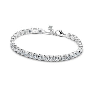 Pulsera de tenis de plata