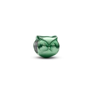 Mini charm de búho en plata