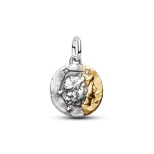 Medallón Geminis de plata | Colección Talisman