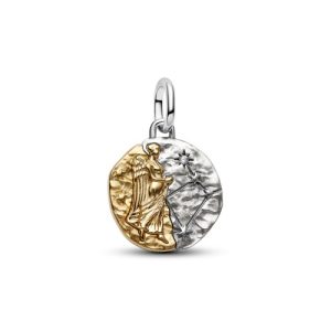 Medallón Virgo de plata de ley | Colección Talisman