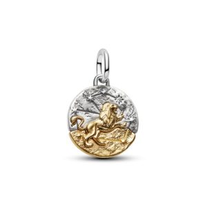 Medallón Leo de plata de ley | Colección Talisman