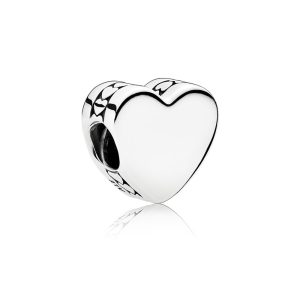 Charm Dije de corazón grabable