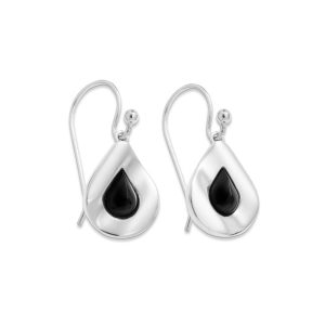 PENDIENTES PLATA Y AZABACHE