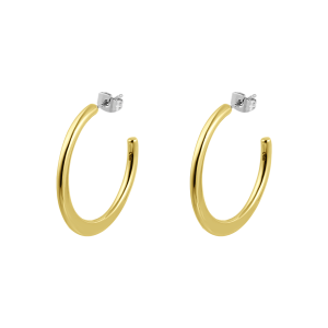 PENDIENTES DE ACERO LOTUS